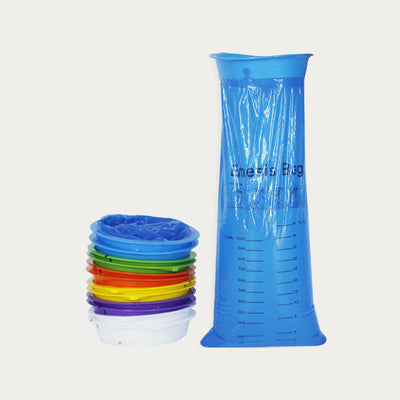 25Pcs Portable Car Vomit Bag Single-Use Leak Resistant Barf Bags