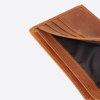 Skull One Finger Salute Engrave Wallet For Men RFID Purse