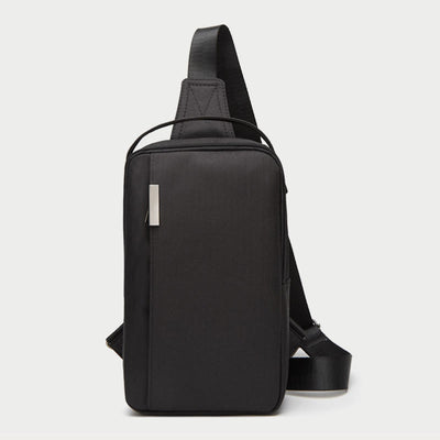 Outdoor Sling Bag For Men Casual Double Main Pockets Daypack