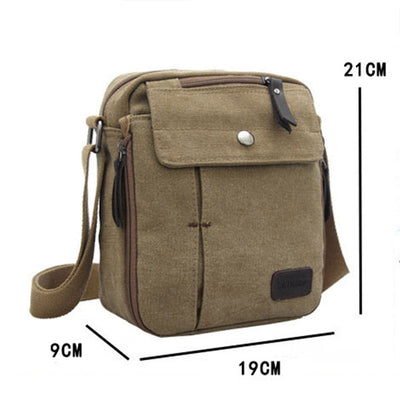 Multifunctional Waterproof Canvas Crossbody Bag