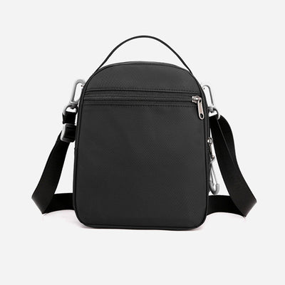 Double Layer Nylon Small Womens Mens Crossbody Bag Waterproof Lightweight Purse