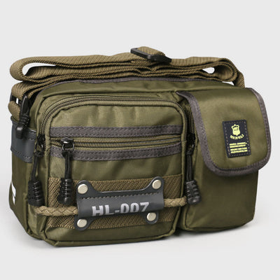 Messenger Bag For Men Multi Pocket Lightweight Oxford Crossbody Bag