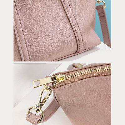 Small Soft Leather Hobo Handbag Fashion Crossbody Bag Shoulder Purse
