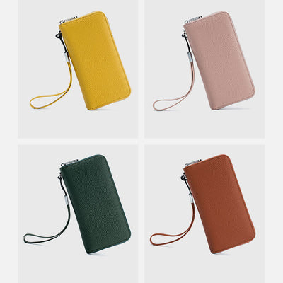 Classic Long Wallet RFID Roomy Leather Phone Purse For Women