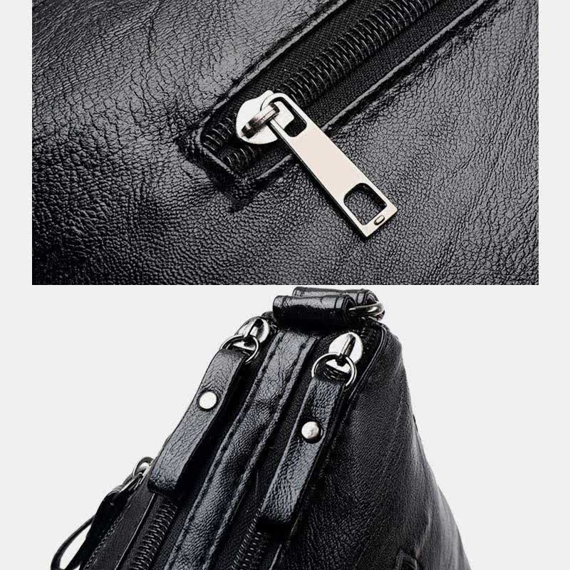 Women Multi-pocket Floral Crossbody Bag Roomy Shoulder Handbag Purses