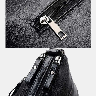 Women Multi-pocket Floral Crossbody Bag Roomy Shoulder Handbag Purses