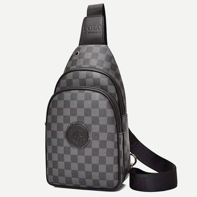 Men Outdoor Casual Travel Hiking Crossbody Chest Sling Bag One-Shoulder Strap