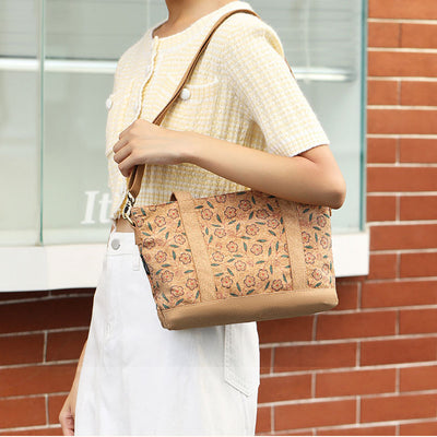 Portable Tote For Women Palamei Eco-Friendly Cork Bag Crossbody Bag