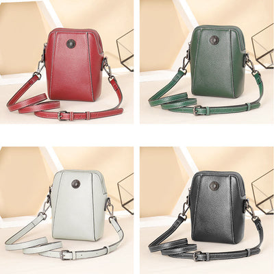 Phone Bag For Women Vintage Custom Mini Cowhide Crossbody Bag
