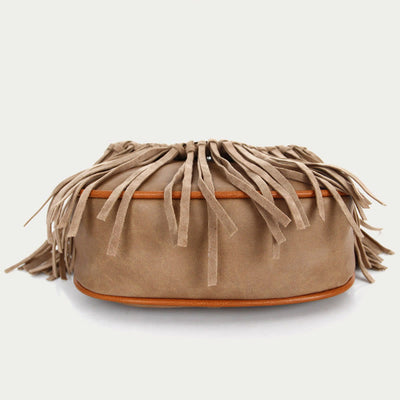 Bohemia Crossbody Bag For Women Vintage Tassel Shoulder Bag
