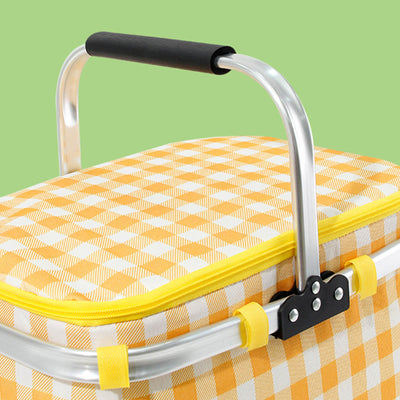 Cooler Bag For Outing Travel Thickened Aluminum Film Picnic Basket