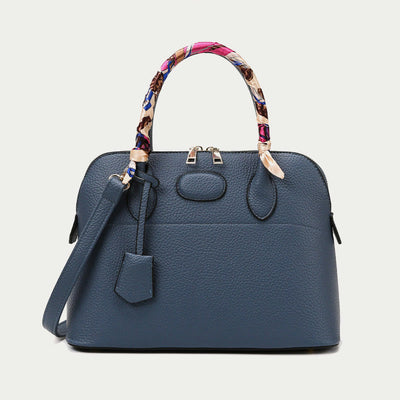 Top-Handle Bag For Women Vintage Thin Silk Scarf Handle