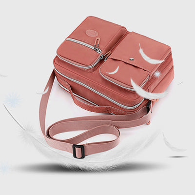 Lightweight Handbag Crossbody Purse Multi Pocket Travel Work Shoulder Messenger Bag