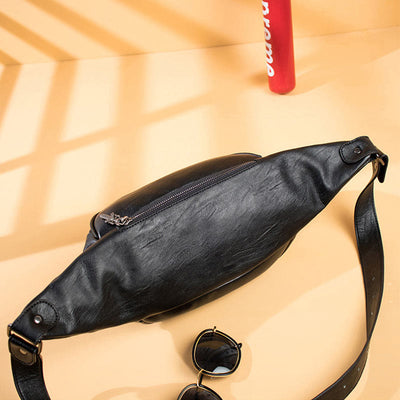 Waist Bag For Women Men Skull Decor Large Waist Bag