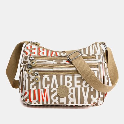 Multi-Pocket Large Capacity Waterproof Casual Crossbody Bag