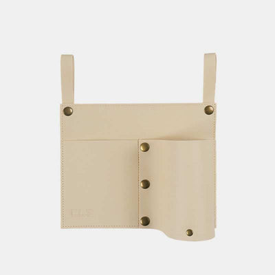 Portable Outdoor Leather Chair Armrest Organizer Bottler Holder for Camping Travel