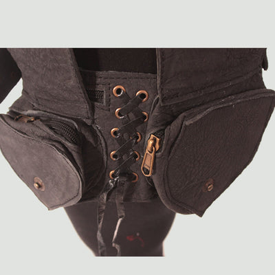 Waist Bag For Women Vintage Medieval Riveted Belt Satchel