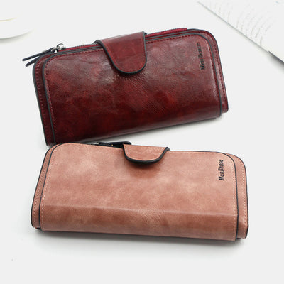 Multifunctional Vintage Large Capacity Long Wallet