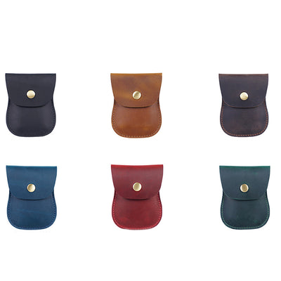 Genuine Leather Coin Purse Pouch Change Purse for Women Men