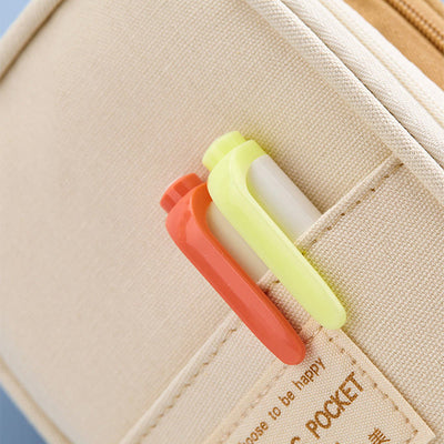 Pencil Case For Study Color Matching Large Capacity Pencil Bag