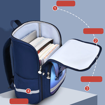 Lightweight School Backpack for Girls Boys Elementary Reflectance School Bags