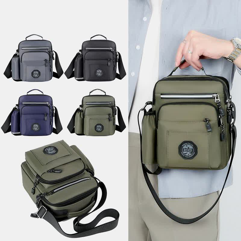 Messenger Bag Shoulder Bags Man Purses Multi-Pocket Small Crossbody Bag