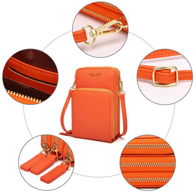Large Capacity Multi-Pocket Crossbody Phone Bag