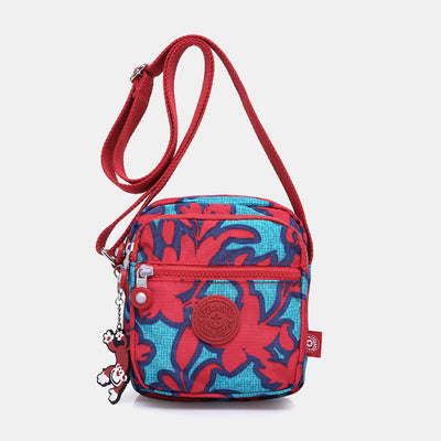 Lightweight Waterproof Small 3 Zip Crossbody Shoulder Bag