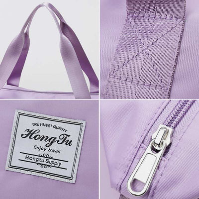 Super Large Capacity Waterproof Expandable Travel Handbag Expanding Two Layers