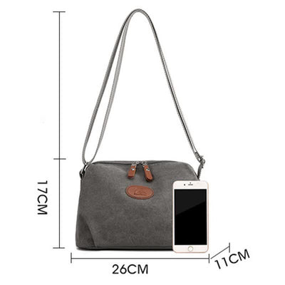 Canvas Crossbody Bag for Women Lightweight Small Shoulder Purse