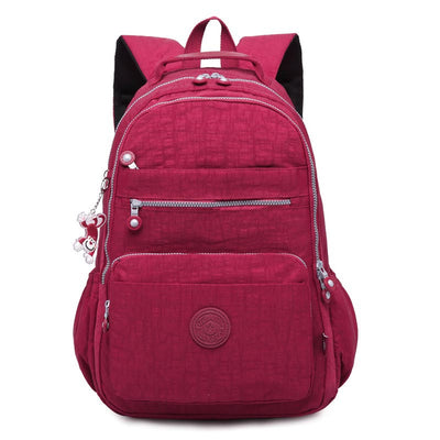 Waterproof Nylon Backpack Lightweight Sports Travel Daypack Multi-Color Optionals