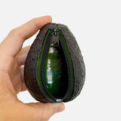 Creative Coin Purse Vivid Cartoon Avocado Shape Wallet Pouch
