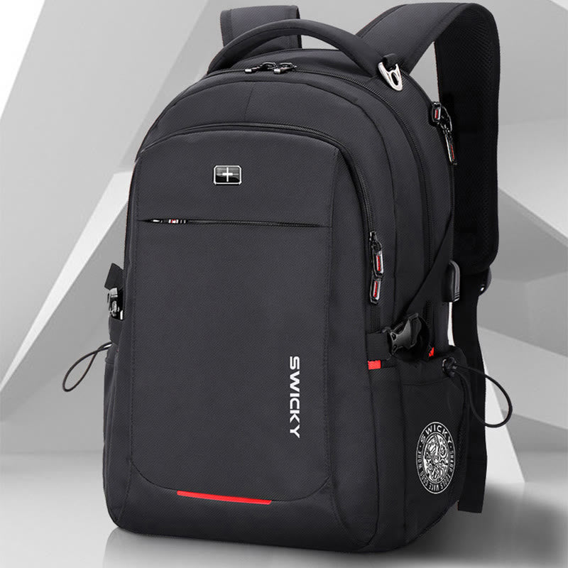 Classic Business Backpack For Men Large Travel Laptop Bag