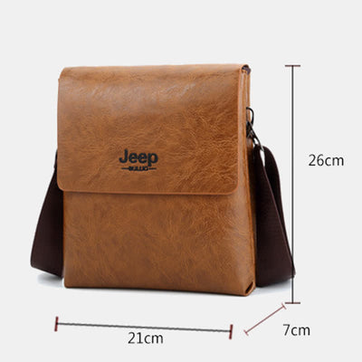 Mens Bag PU Leather Messenger Bag Travel Work Business Shoulder Bags