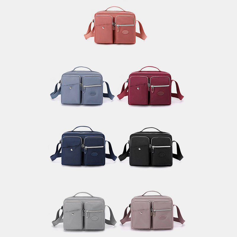 Lightweight Handbag Crossbody Purse Multi Pocket Travel Work Shoulder Messenger Bag