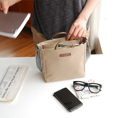 Mini Tote For Women Travel Lightweight Multi Compartment Crossbody Bag