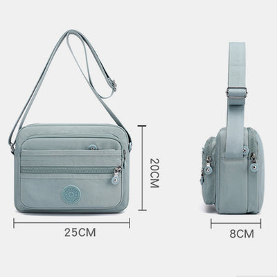 Multi-Pocket Lightly Design Casual Crossbody Bag