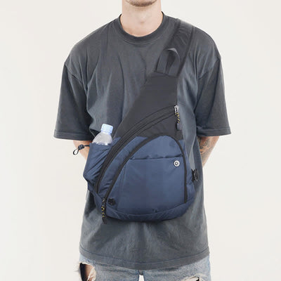 Waterproof Sling Bag Crossbody Backpack Casual Nylon Shoulder Bag Chest Bag