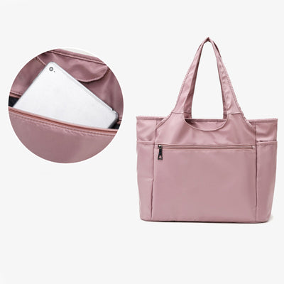 Large Capacity Tote Handbag for Women Multi-Pocket Casual Sport Shoulder Bag