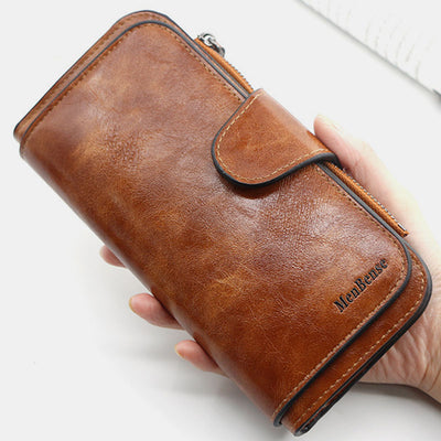 Multifunctional Vintage Large Capacity Long Wallet