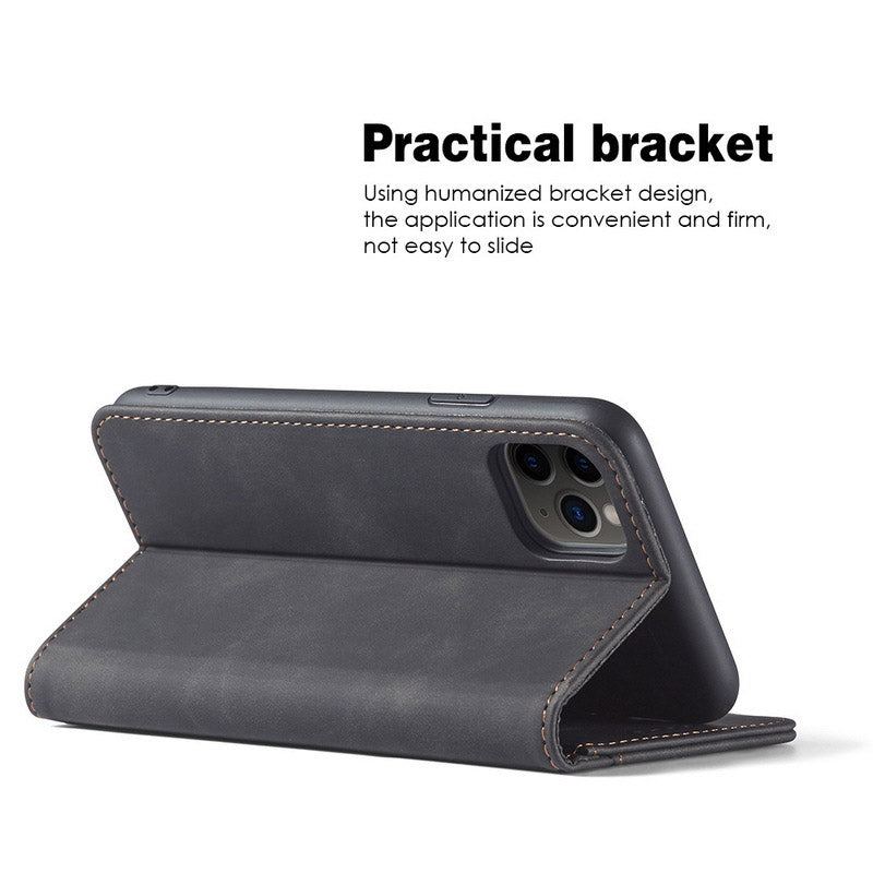 Premium PU Leather Wallet Case Card Holder Compatible with iPhone 13 Pro Max