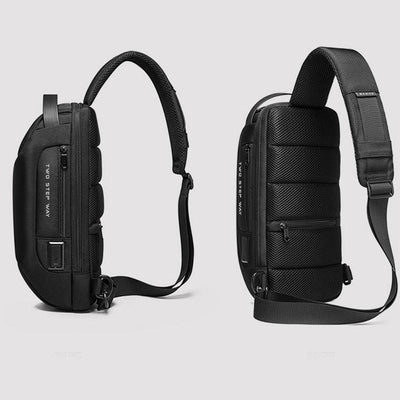 Waterproof Sling Bag With USB Charging Port