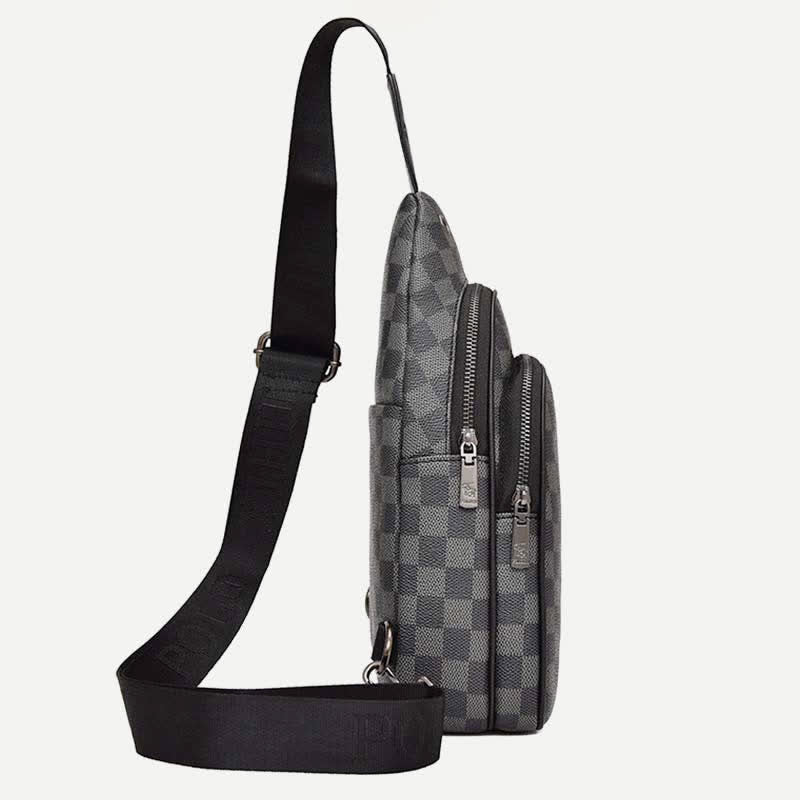 Men Outdoor Casual Travel Hiking Crossbody Chest Sling Bag One-Shoulder Strap