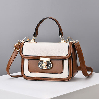 Top-Handle Bag For Women Vintage Square Daily Shopping Crossbody Bag