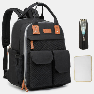 Diaper Bag Backpack Multifunction Waterproof Mommy Bag with Changing Pad