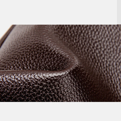 Retro Leather Satchel Messenger Bag for Men Traval Shoulder Bag