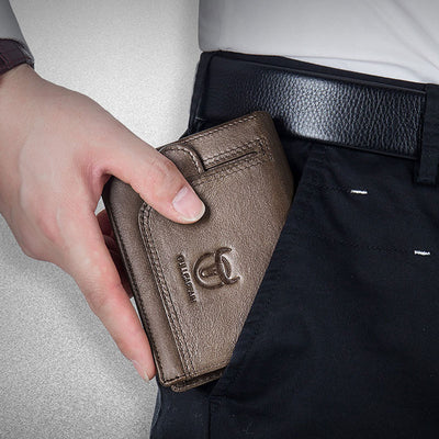 RFID Multi-slot Retro Wallet
