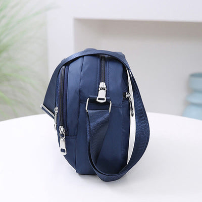 Oxford Lightweight Crossbody Bag Heart Diamond Pattern Soft Purse