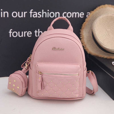 Women's Mini Backpack Fashion Travel Backpack Purses with Small Pouch