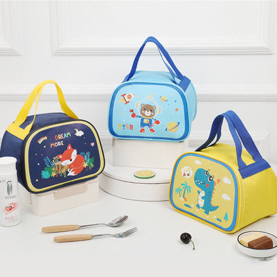Lunch Bag For Daily Cartoon Animal Printing Cute Thermal Bag